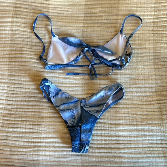 Blue “Denim” Bikini by Kendal and Kylie - Picture 6 of 6